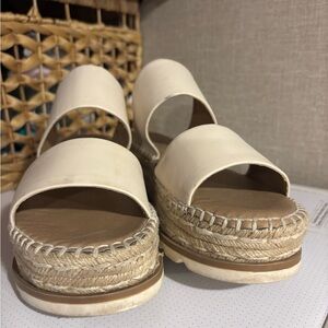 Elegant Cream Espadrille Sandals
